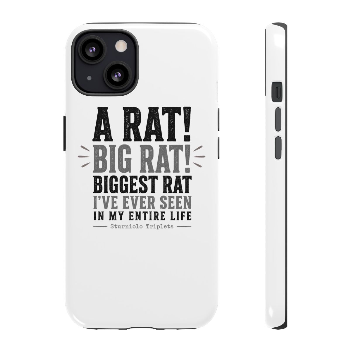 Sturniolo Triplets "A RAT! BIG RAT! BIGGEST RAT I" Phone Case - alternate angle 3, merchandise