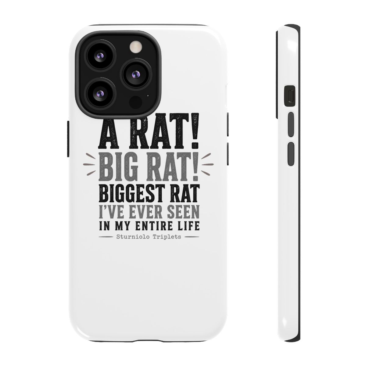 Sturniolo Triplets "A RAT! BIG RAT! BIGGEST RAT I" Phone Case - alternate angle 4, merchandise
