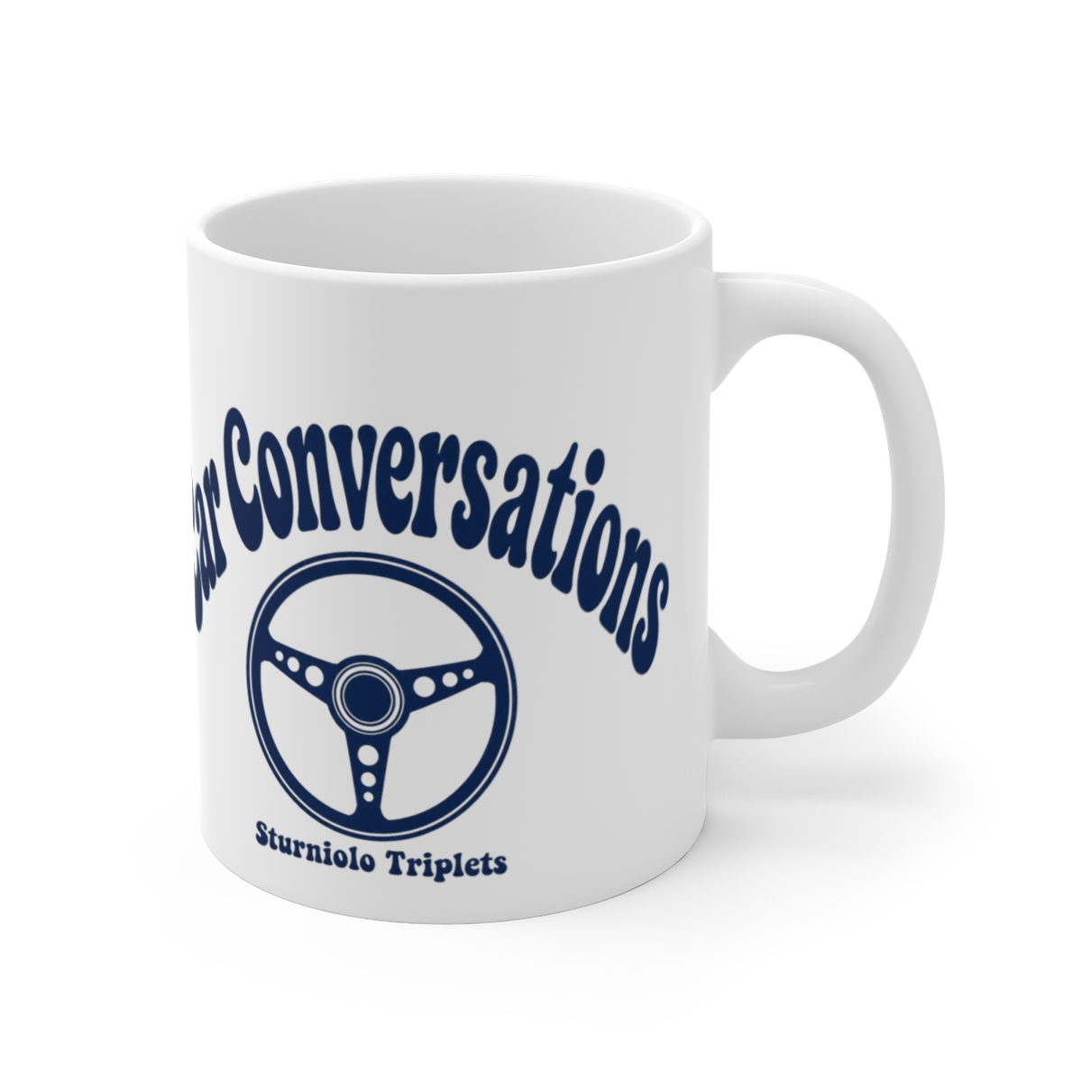 Sturniolo Triplets "Car Conversations" White Mug
