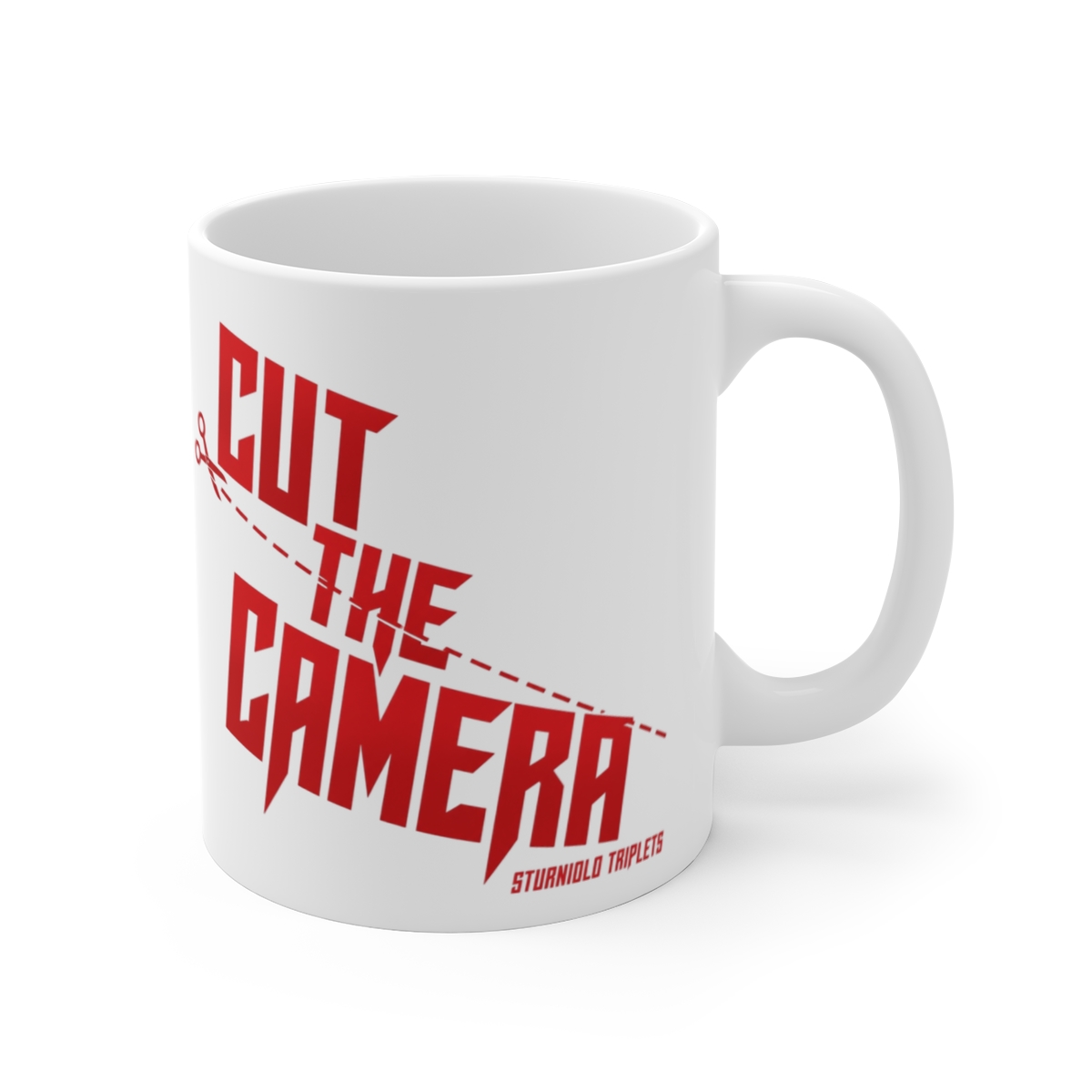 Sturniolo Triplets "Cut the Camera" White Mug