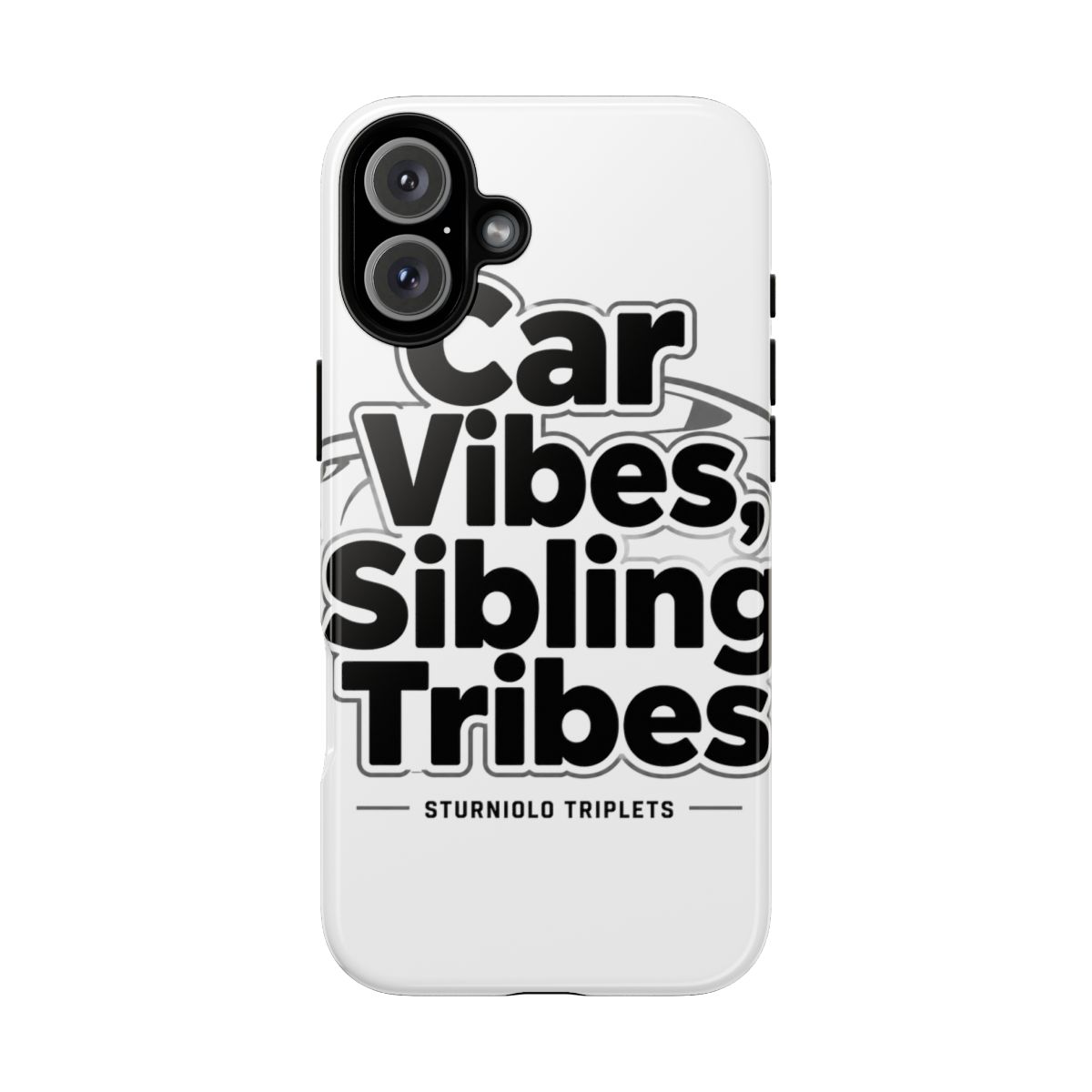 Sturniolo Triplets "Car Vibes, Sibling Tribes" Phone Case - alternate angle 3, merchandise