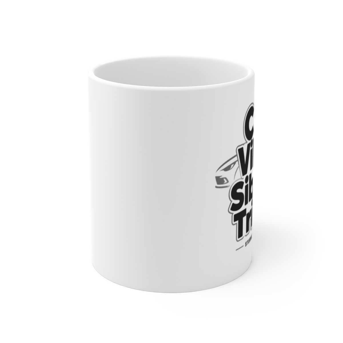 Sturniolo Triplets "Car Vibes, Sibling Tribes" White Mug - alternate angle 1, merchandise