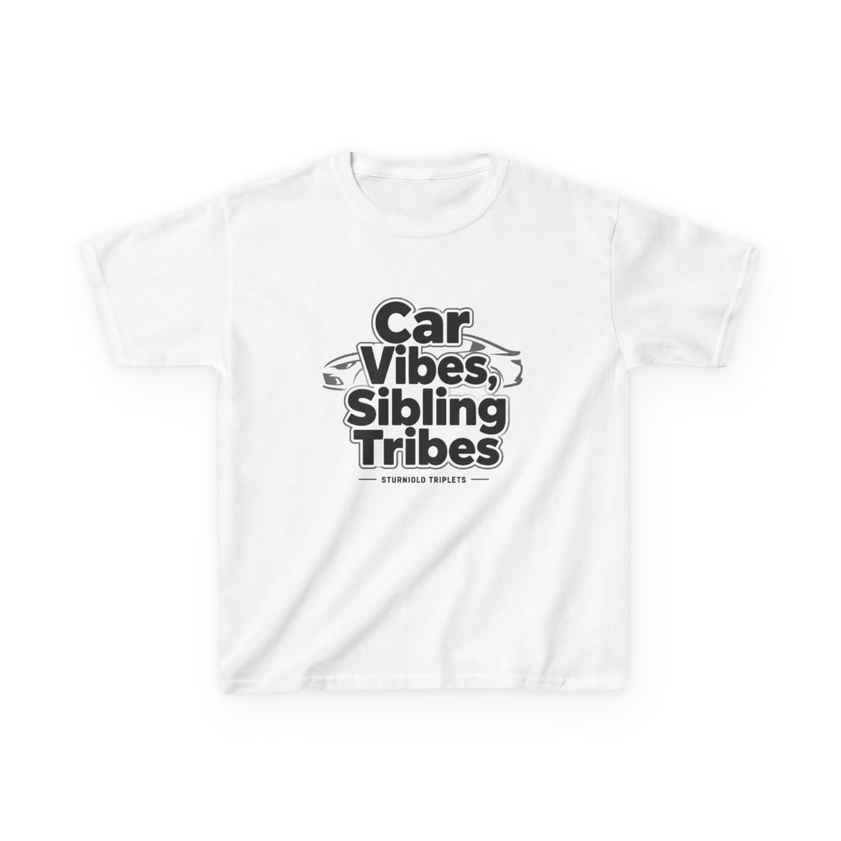 Sturniolo Triplets "Car Vibes, Sibling Tribes" Unisex Kids Tee - Official t-shirts merchandise