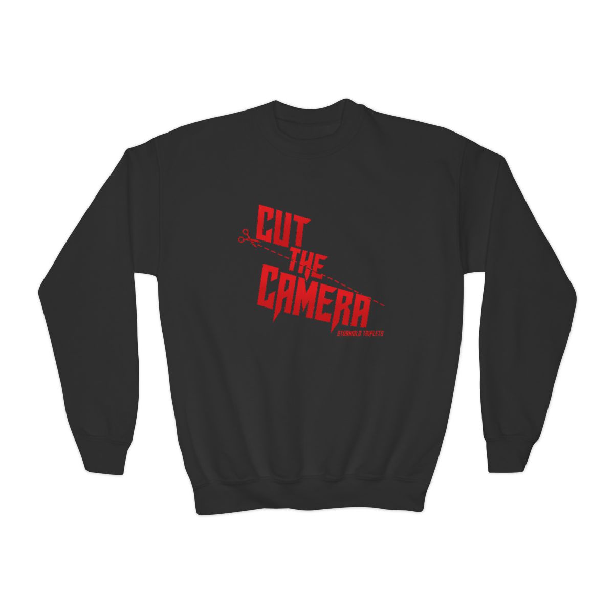 Sturniolo Triplets "Cut the Camera" Kids Crewneck - Official sweatshirts merchandise