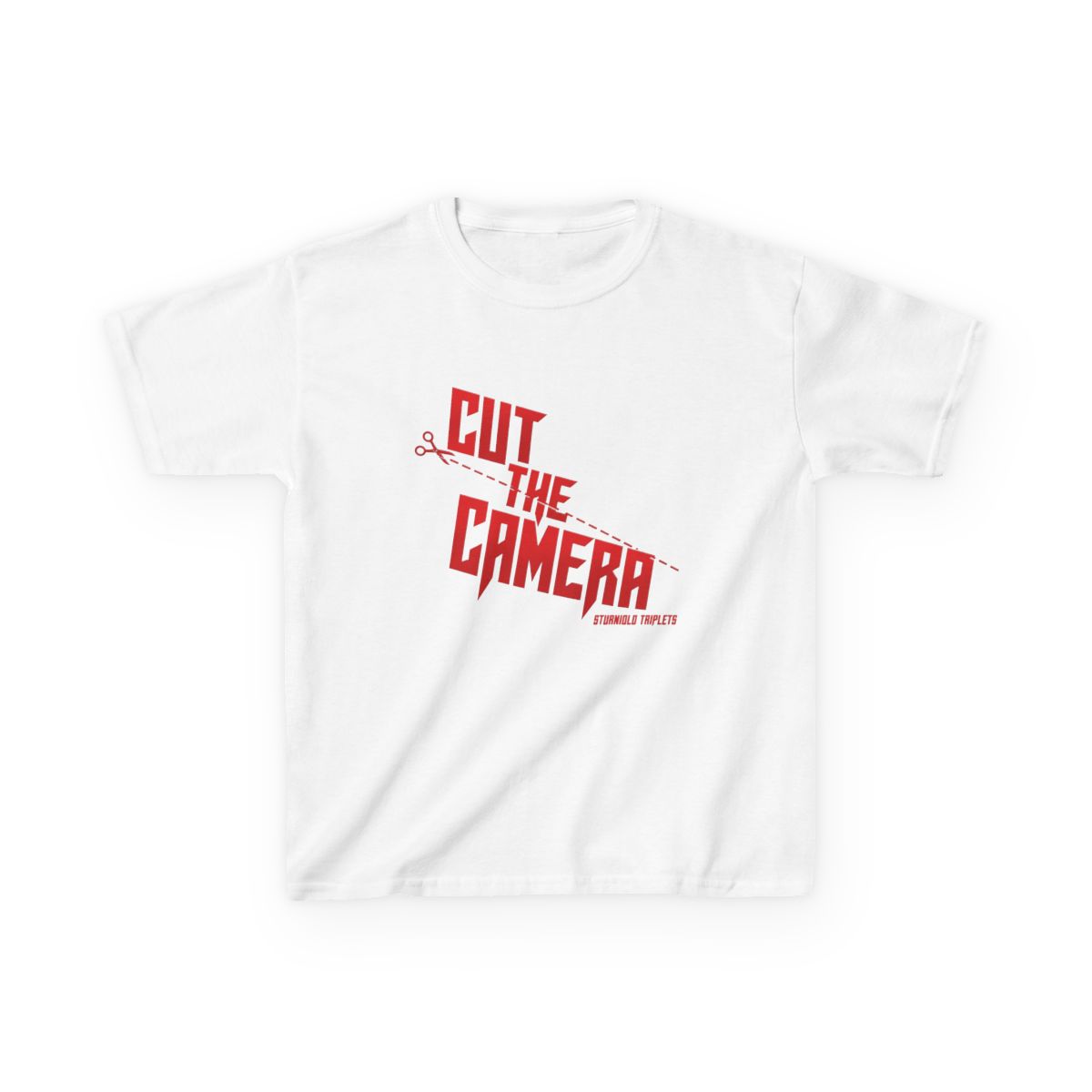 Sturniolo Triplets "Cut the Camera" Unisex Kids Tee - Official t-shirts merchandise